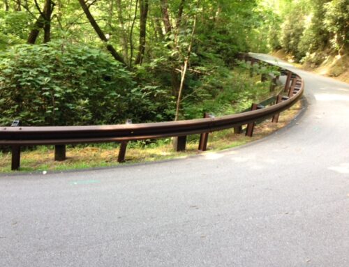 New Guard Rail installed on Indian Lake Rd.